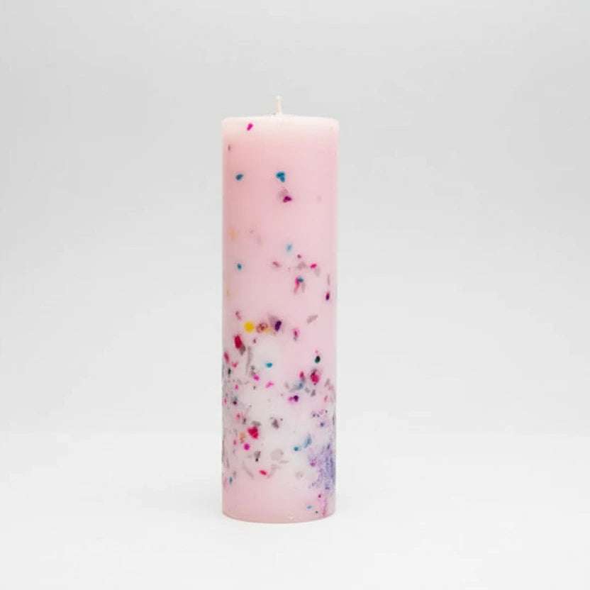 Bougie artisanale avec Agate — Bonheur