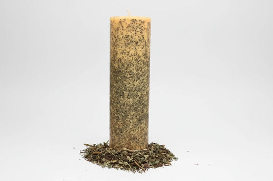 Bougie artisanale à la Mélisse — Bonheur